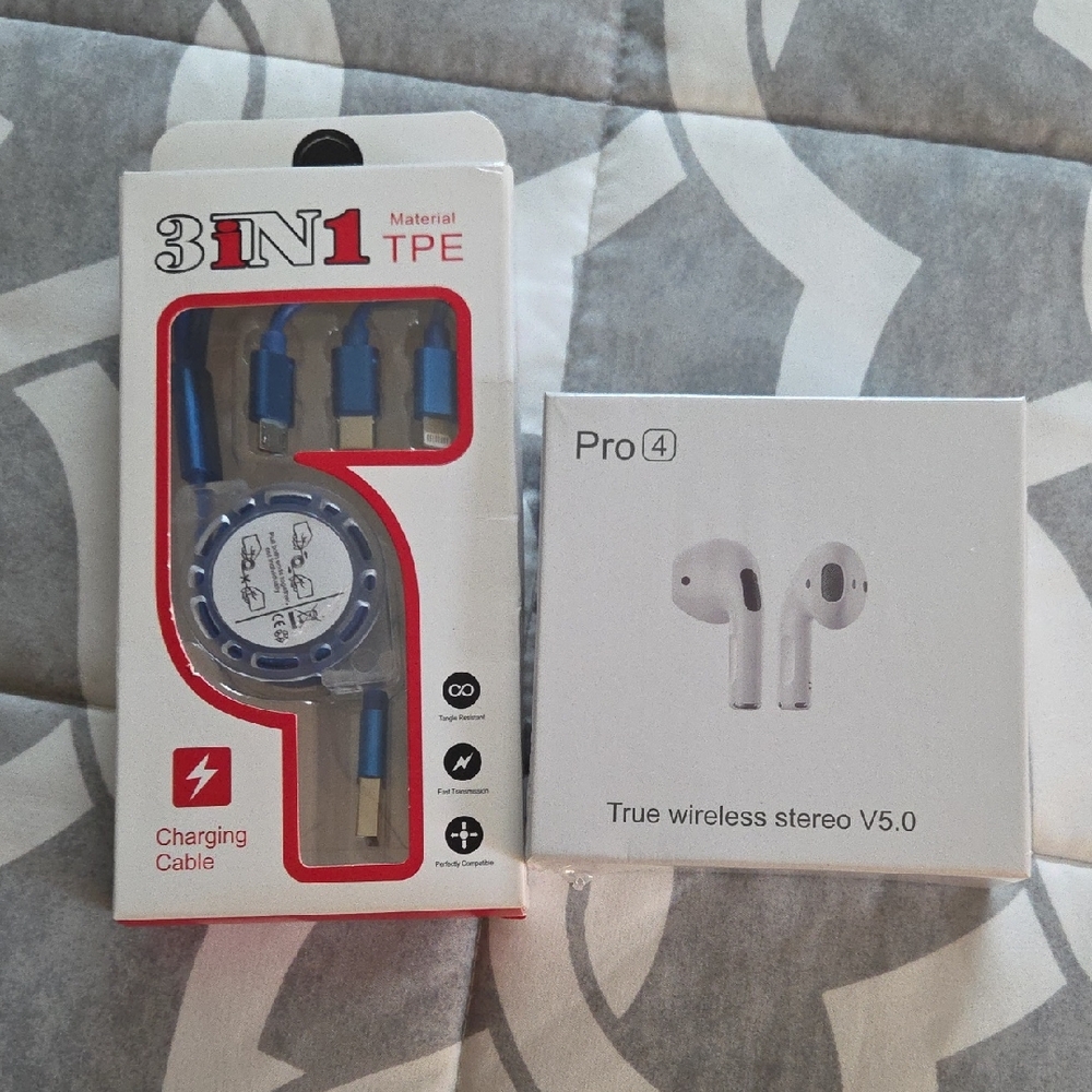 True Wireless Stereo Earbuds - White